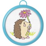 (image for) My 1st Stitch Mini Hedgehog Counted Cross Stitch Kit